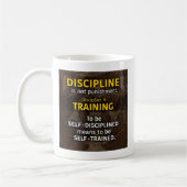 Discipline is Training - Workout Gym Inspiration Kaffeetasse (Links)