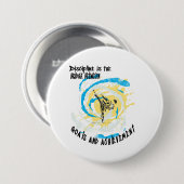 Discipline ist die Brücke zwischen Kampfkünsten Button (Vorne & Hinten)