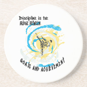 Discipline ist die Brücke zwischen Kampfkünsten Getränkeuntersetzer