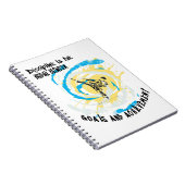 Discipline ist die Brücke zwischen Kampfkünsten Notizblock (Rechte Seite)