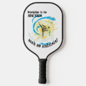 Discipline ist die Brücke zwischen Kampfkünsten Pickleball Schläger (Rückseite)