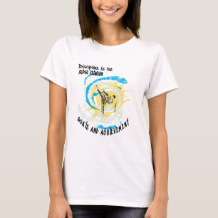 Discipline ist die Brücke zwischen Kampfkünsten T-Shirt