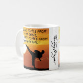 "Discipline" Kaffee-Tasse Kaffeetasse (Vorderseite Links)