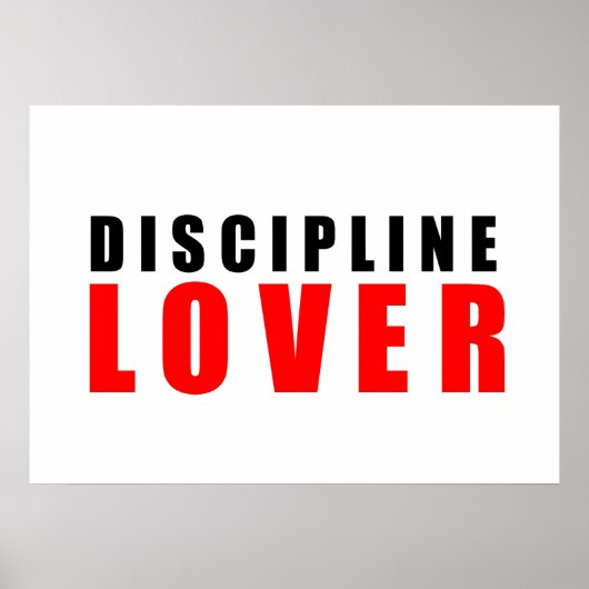 Discipline Love Poster (Vorne)