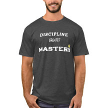 DISCIPLINE Minimal Motivational Quote T-Shirt