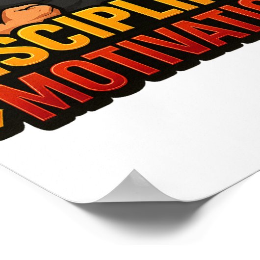 Discipline > Motivation Transfer Design PNG Poster (Ecke)