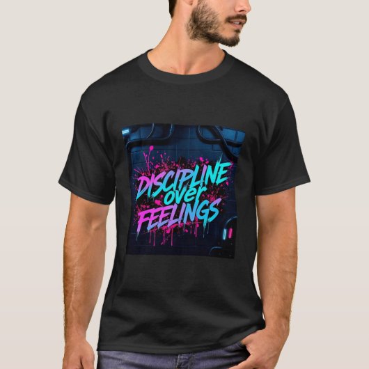 Discipline Over Feelings – The Secret to Unstoppab T-Shirt (Vorderseite)