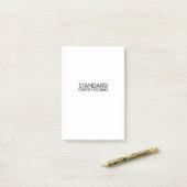 Discipline Over Motivation Minimalist  Post-it Klebezettel (Auf Schreibtisch)