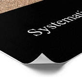 DISCIPLINE-Plakat Poster (Ecke)