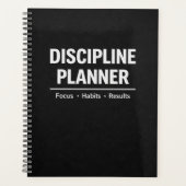 Discipline Planner Focus Habits Results Planer (Vorderseite)