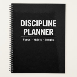 Discipline Planner Focus Habits Results Planer