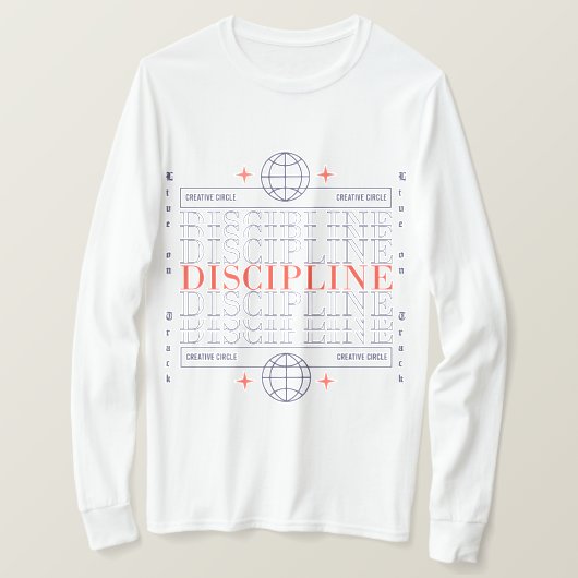 Discipline Streetwear T-Shirt (Design vorne)