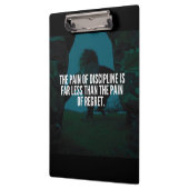 Discipline - Workout Inspiration Klemmbrett (Links)