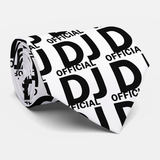 Discjockey Krawatte (Gerollt)