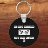 Disclaimer-T - Shirt Schlüsselanhänger (Vorderseite)