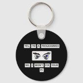 Disclaimer-T - Shirt Schlüsselanhänger (Rückseite)