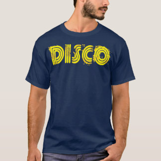Disco 1970er Jahre Stil Flashendes Licht Vintage T-Shirt