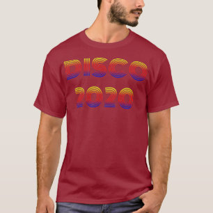 Disco 2020 Funny Vintag Looking 70er 80er T-Shirt