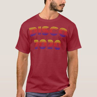 Disco 2020 Funny Vintag Looking 70er 80er T-Shirt