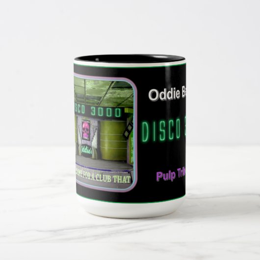 Disco 3000 - Oddie Beau Zweifarbige Tasse (Mittel)