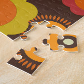 Disco 70er 60er Retro Blume Pop Kultur Puzzle (Seite)