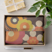 Disco 70er 60er Retro Blume Pop Kultur Seidenpapier (Geschenk)