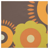 Disco 70er 60er Retro Blume Pop Kultur Stoff (Muster)