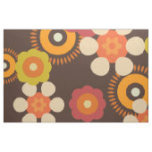 Disco 70er 60er Retro Blume Pop Kultur Stoff (Fat Quarter (45,7 x 55,9 cm))