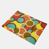 Disco 70er 60er Retro Mod Pop Culture Fußmatte (Schrägansicht)