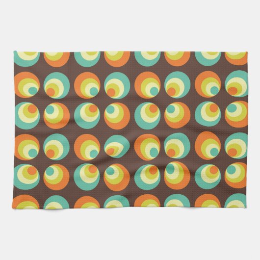 Disco 70er 60er Retro Pop Culture Geschirrtuch (Horizontal)