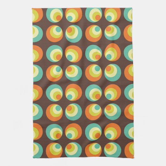 Disco 70er 60er Retro Pop Culture Geschirrtuch (Vertikal)