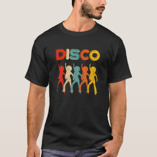 Disco 70er Disco-Thema Vintage Retro-Tanz T-Shirt