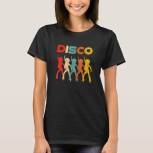 Disco 70er Disco-Thema Vintage Retro-Tanz T-Shirt