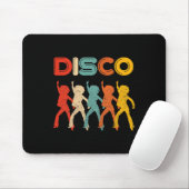 Disco 70er Disco Vintages Retro-Tanzen Mousepad (Mit Mouse)