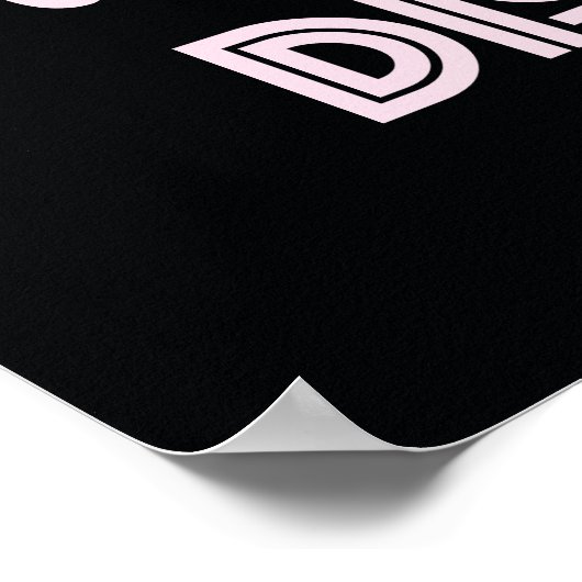 Disco 70er Party Begrüßungszeichen Poster (Ecke)