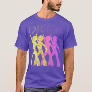 Disco 70er Thema Vintag Retro Party T-Shirt