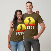 Disco 70er Vintag Retro Sunset T-Shirt (Unisex)