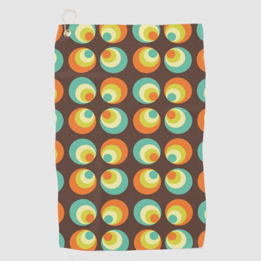 Disco 70s 60s Retro Pop Culture Golfhandtuch (Vorderseite)