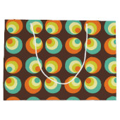 Disco 70s 60s Retro Pop Culture Große Geschenktüte (Rückseite)