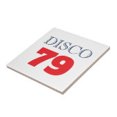 Disco 79 Pop Art Musik Unterhaltung Retro Fliese (Seite)
