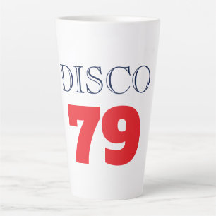 Disco 79 Pop Art Musik Unterhaltung Retro Milchtasse
