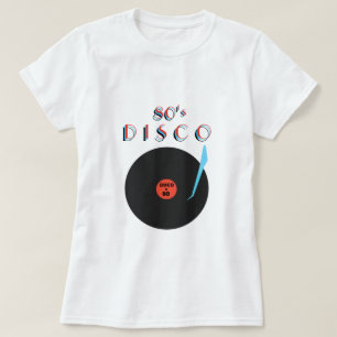 Disco 80's - Retro Party - Weiß T-Shirt