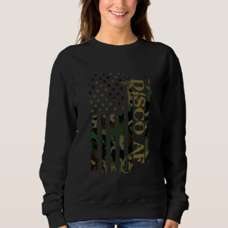 Disco AF United Staaten Beunruhigte Camouflage mit Sweatshirt