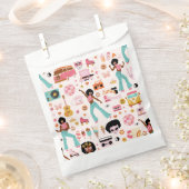 Disco-Alien afrikanischer 1970er Jahre Geschenktütchen (Ausgeschnitten)