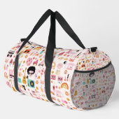 Disco Alien Funky Groovy Duffle Bag (Rechte Ecke)