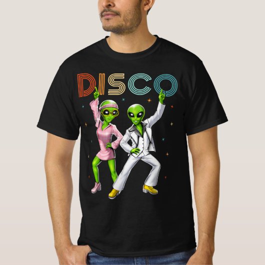 Disco-Außerirdischen T-Shirt (Vorderseite)