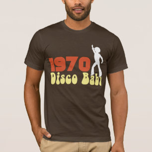 DISCO Baby grafisches RETRO GEBURTSTAG T-Shirt