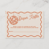 Disco Baby Groovy Baby Duschdusche Windelwanne Begleitkarte (Vorderseite)