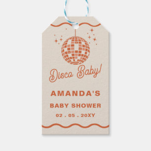 Disco Baby Retro Groovy Disco Kinderdusche Geschenkanhänger