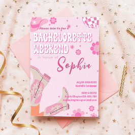 Disco Bachelorette Einladung